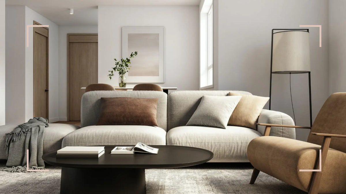 Brown in Contemporary Interior Design and Lighting Fixtures