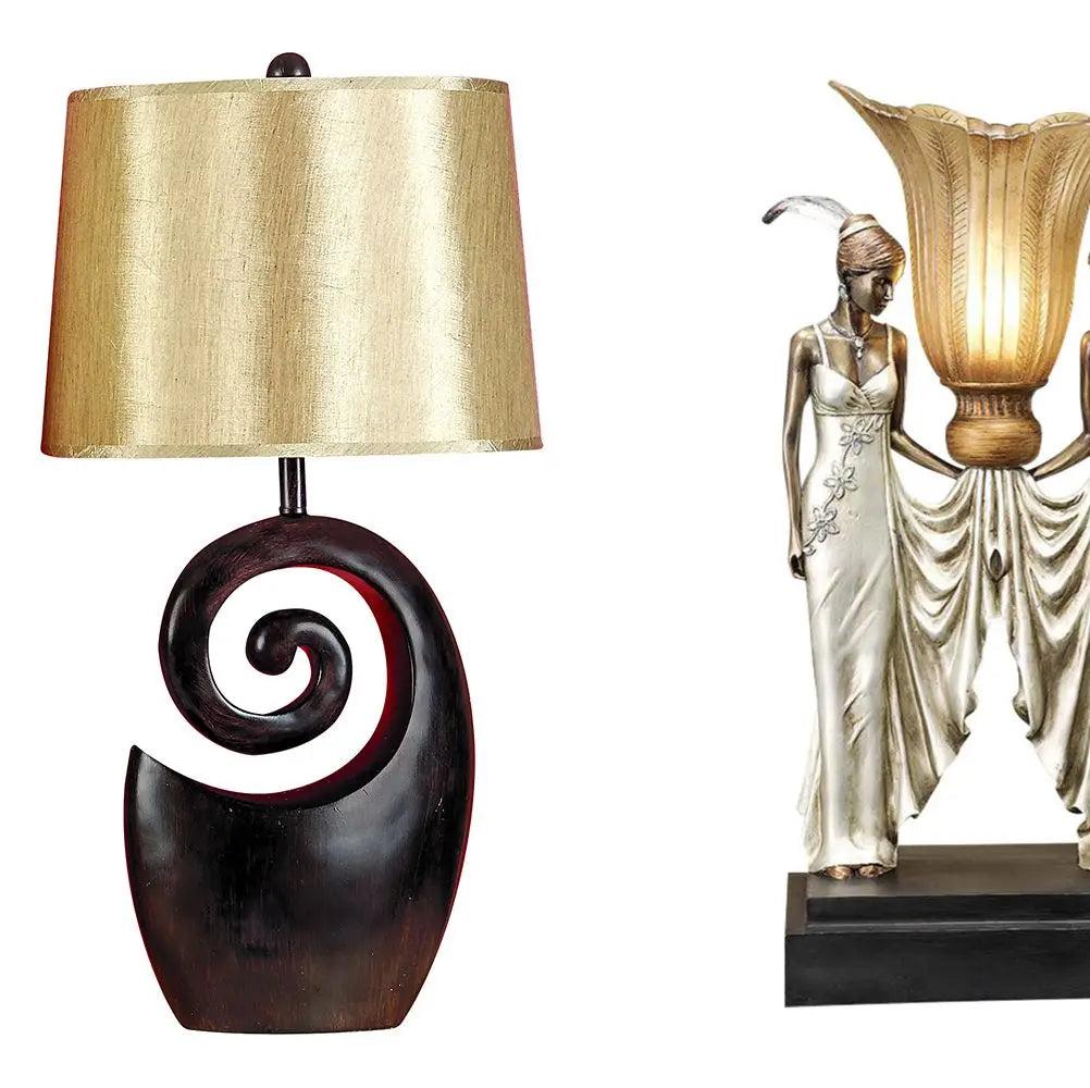 Art Deco Table Lamps: Geometric & Luxurious