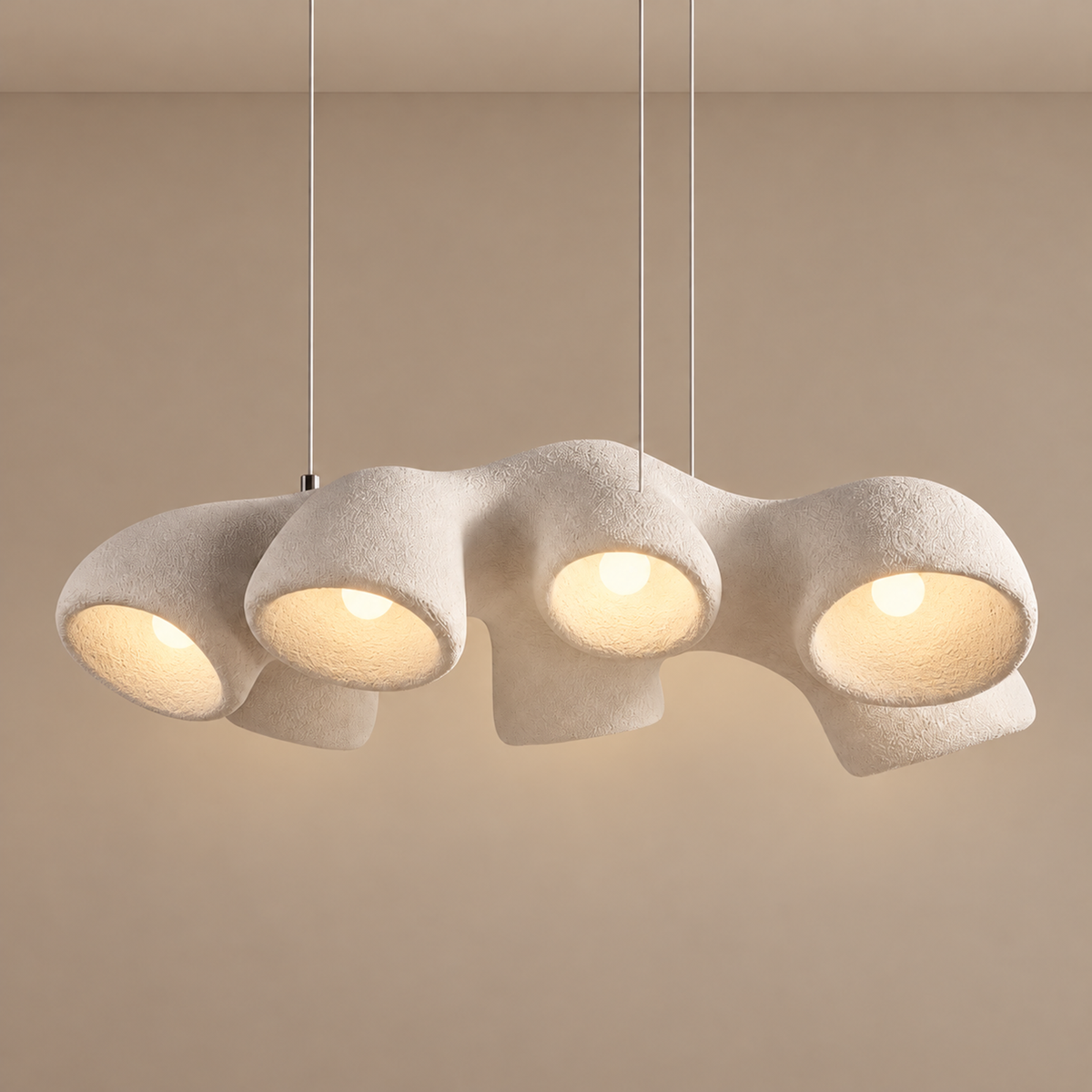 Organic Sculptural Pendant Chandelier