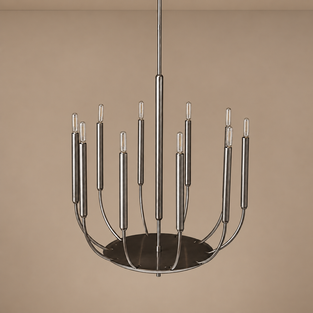 CHANDELIER BOUGIE CUIVRE NOIR | CLYV096B
