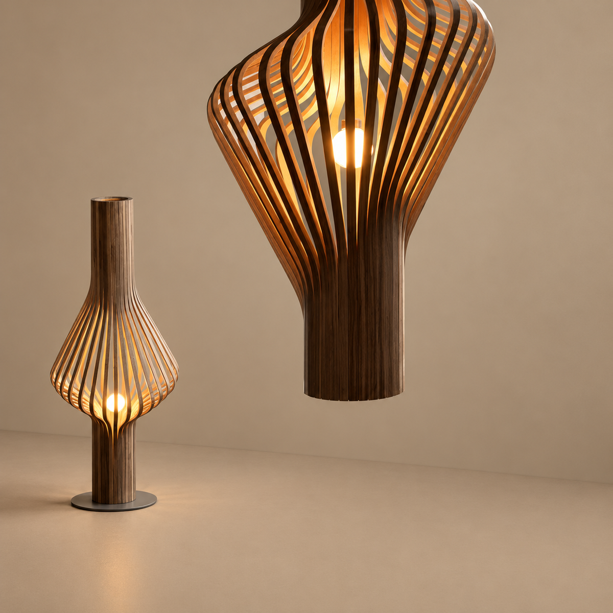 Serenity Ceiling Lamp | Bentwood | CL879952V1C