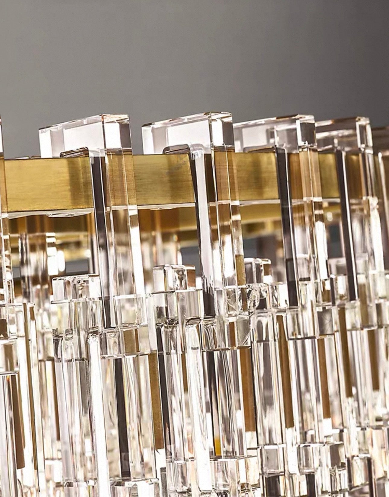 HAND-CUT CRYSTAL DRUM CHANDELIER | CLHUYL0251