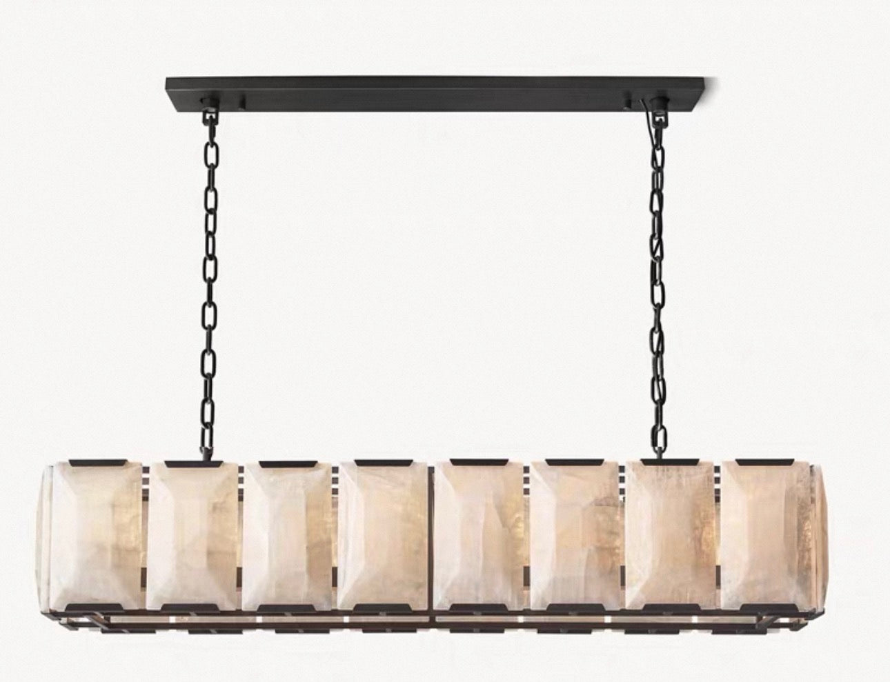 BLACK LINEAR COPPER CHANDELIER | CLPORH022LB