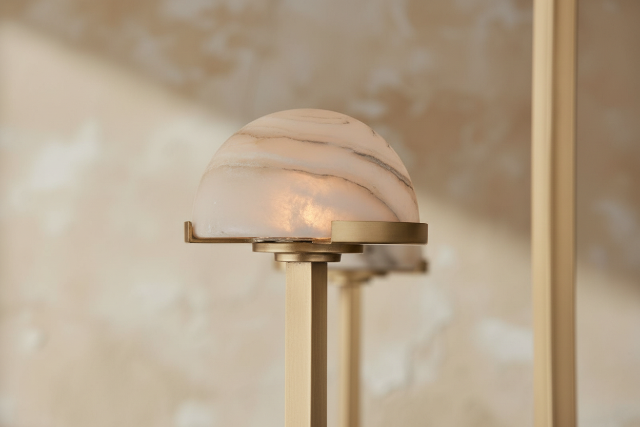 Alabaster Copper Chandelier – Modern Multi-arm Led Ceiling Light Casalolalights Luxury Lamps for Interior Designers