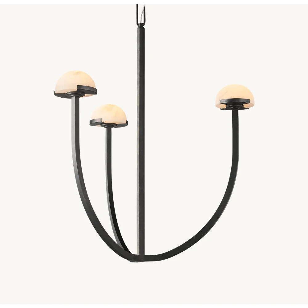 Alabaster Copper Chandelier – Modern Multi-arm Led Ceiling Light Casalolalights Luxury Lamps for Interior Designers