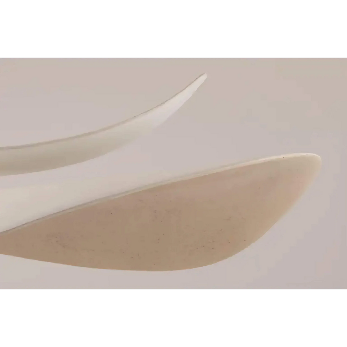 Three Blade Plaster Pendant Brass Stem | Low Warm Light Over a Dining Table Custom Rod Wabi Sabi Casalola Lights Luxury