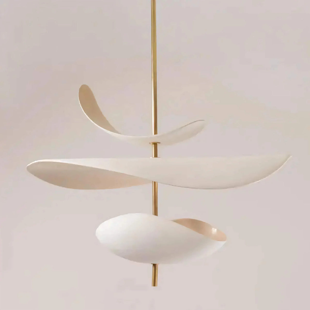 Ceramic Sculptural Pendant | 3-tier Hand-formed Atelier 60cm Contemporary Dining Room Casalolalights Luxury Lamps