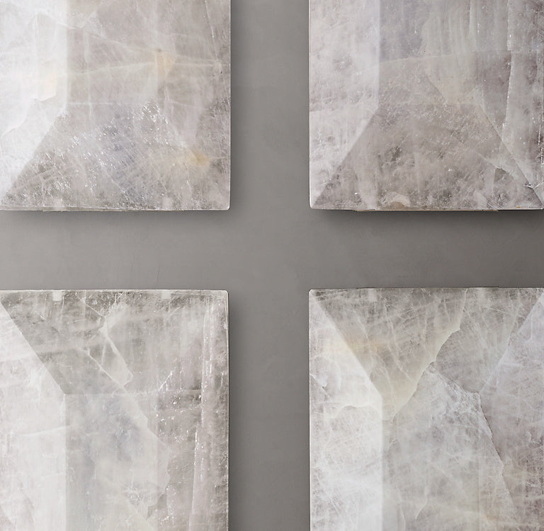 BLACK CALCITE WALL SCONCES | CLUG02B