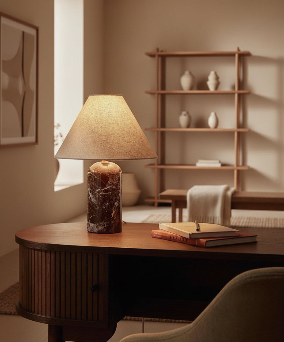 Японди Красная Мраморная Настольная Лампа
| CLHJMAR342