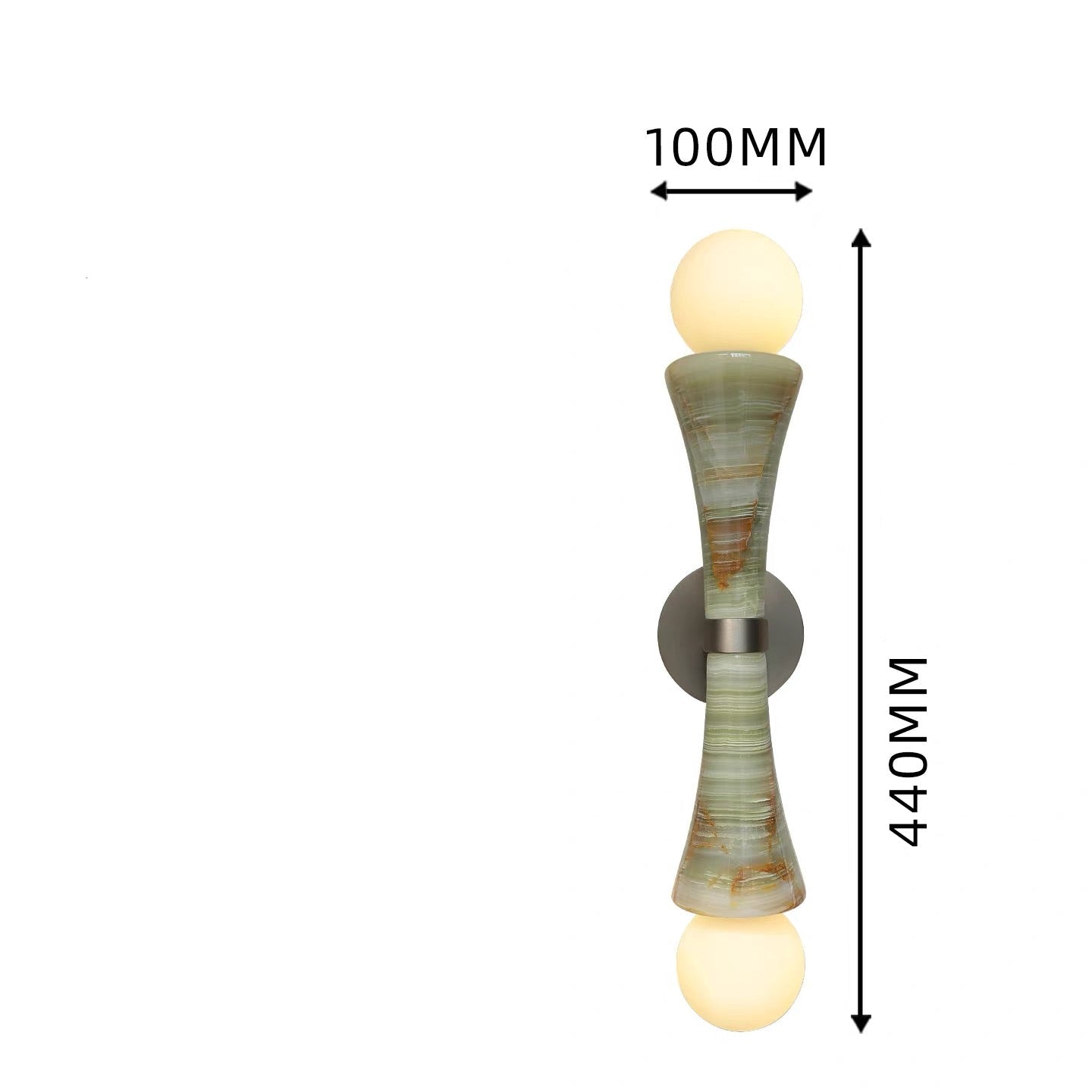 Double Jade Wall Sconce | cljadt34