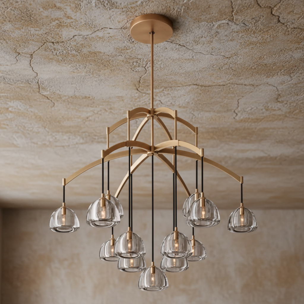 Candelabro de cobre de 9 luces | CLHYR026