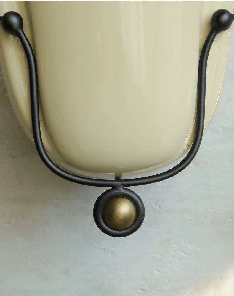 Red Ceramic Wall Sconce | clbzm86