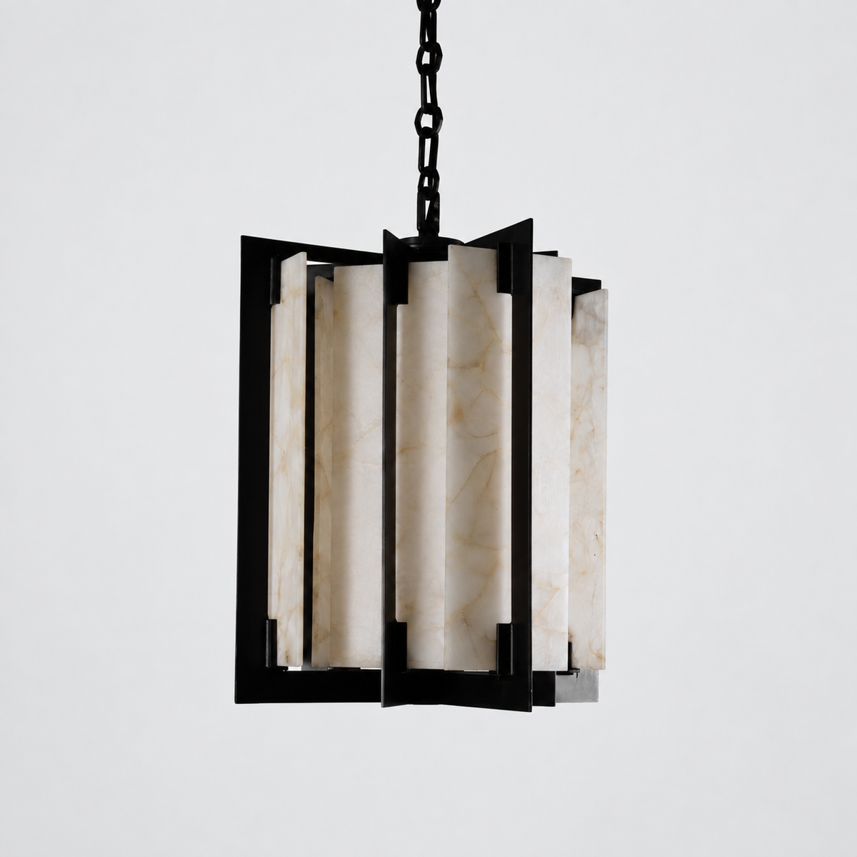 QUARZO LANTERN PENDANT | QUARTZ & BLACK | CLQR026