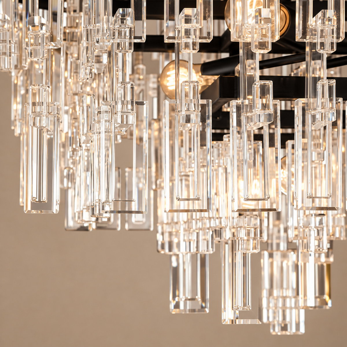 Decò Round Small | Hand-Cut Crystal & Brass | CLHUYL0250