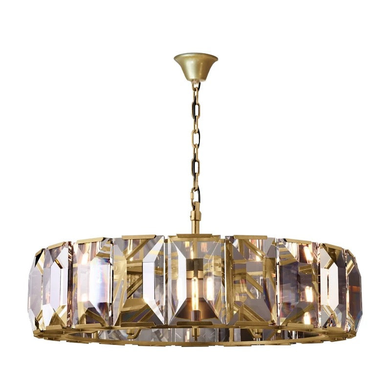 ROUND CRYSTAL HALO CHANDELIER | CLPORH009k