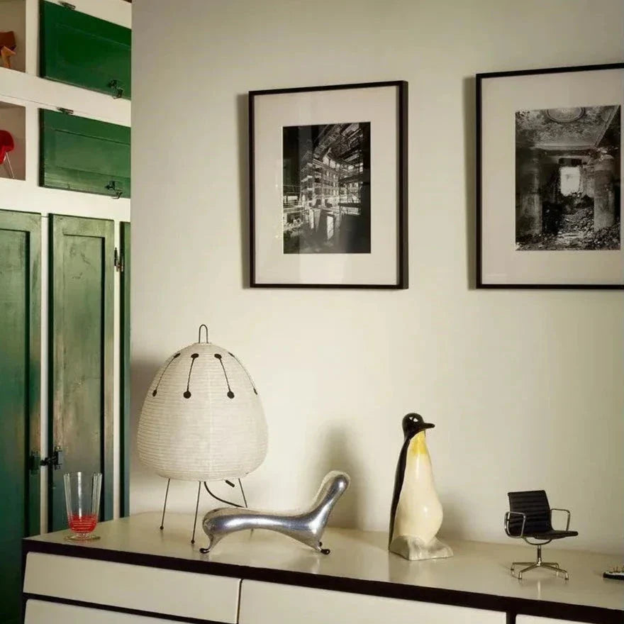 Akari 1ad | Tripod Table Lamp | Noguchi | Paper for Japandi Minimalism Wabi-sabi Decor Casalolalights Luxury Lamps