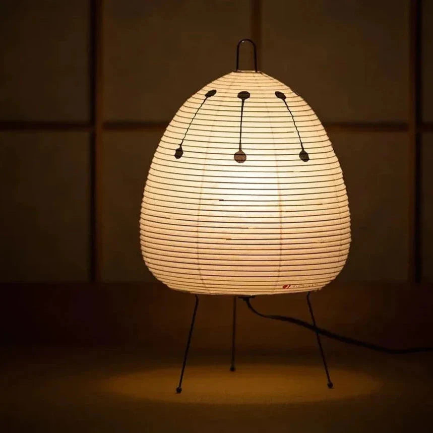 Akari 1ad | Tripod Table Lamp | Noguchi | Paper for Japandi Minimalism Wabi-sabi Decor Casalolalights Luxury Lamps