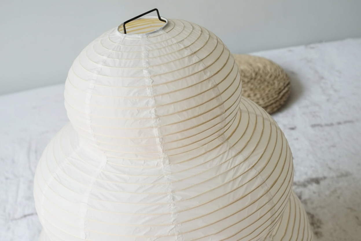 Akari Paper Lamp Noguchi 24n Warm Japandi Minimalism Wabi-sabi Decor Casalolalights Luxury Lamps for Interior Designers