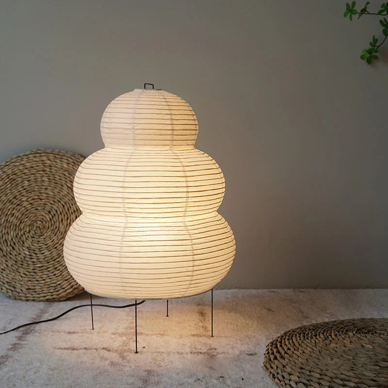 Akari Paper Lamp Noguchi 24n Warm Japandi Minimalism Wabi Sabi Decor