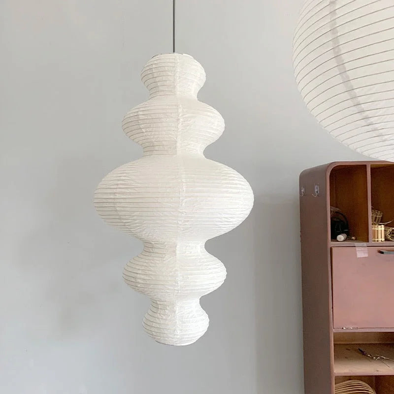 Akari Pendant Lamp | Noguchi Lanterns | Rice Paper | Japandi Minimalism Wabi-sabi Decor