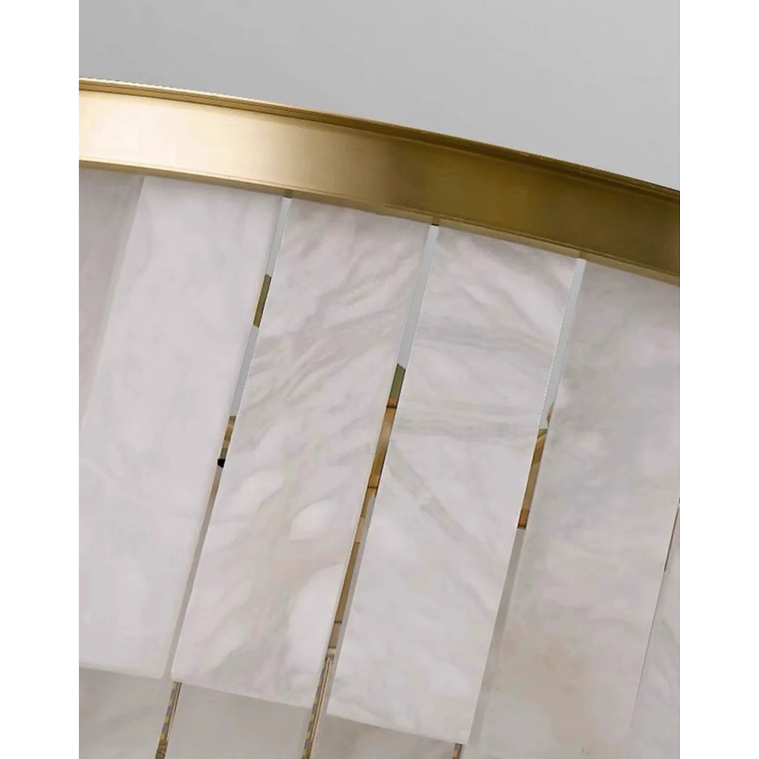 Alabaster Chandelier for Dining Room | Gold Finish | Casalola Lights