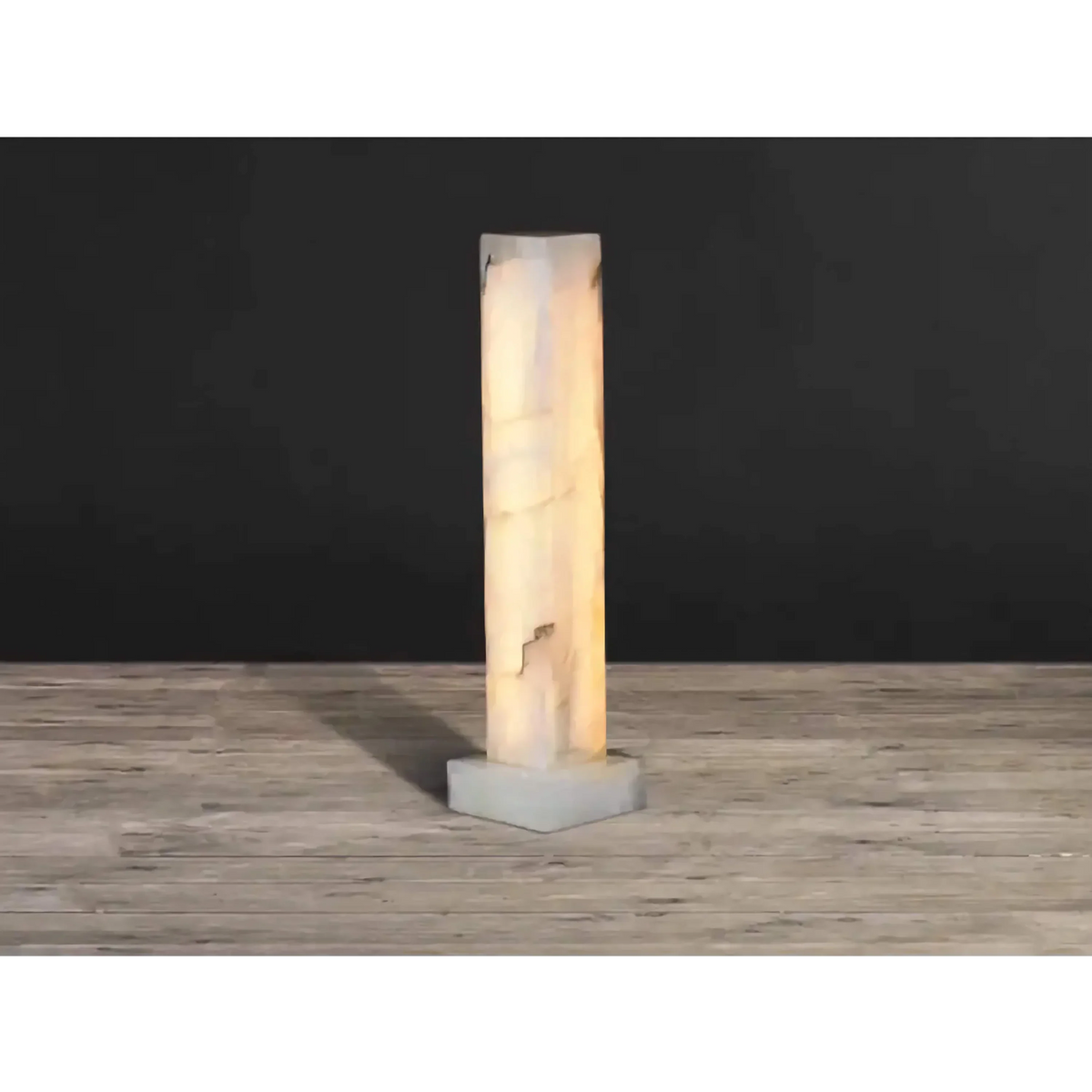 Alabaster Column Floor Lamp | Solid-stone Pillar Minimalist Modern Living Room & Bedroom Casalolalights Luxury Lamps