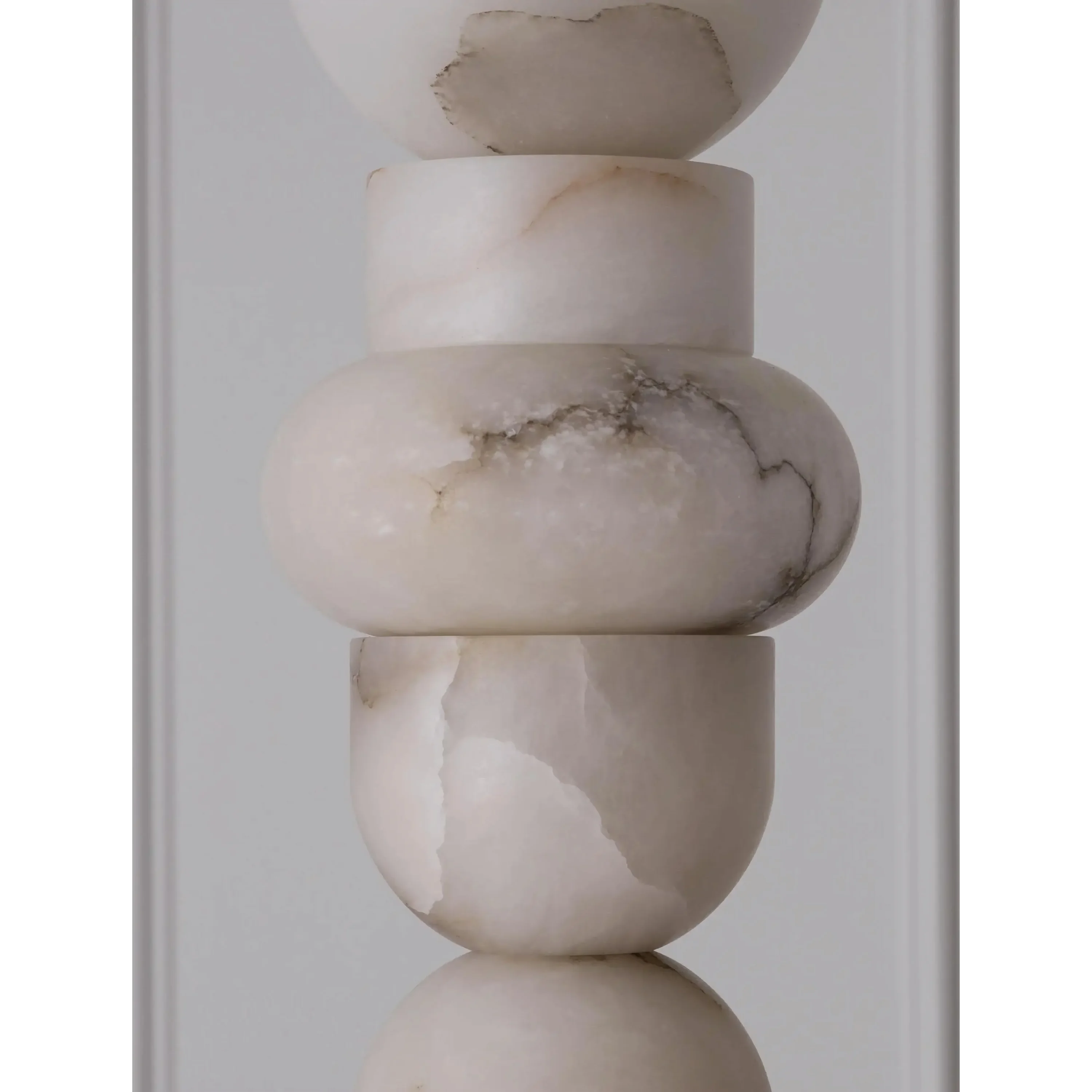 Totem Alabaster Floor Lamp | Real Luxury Marble for High End Interiors