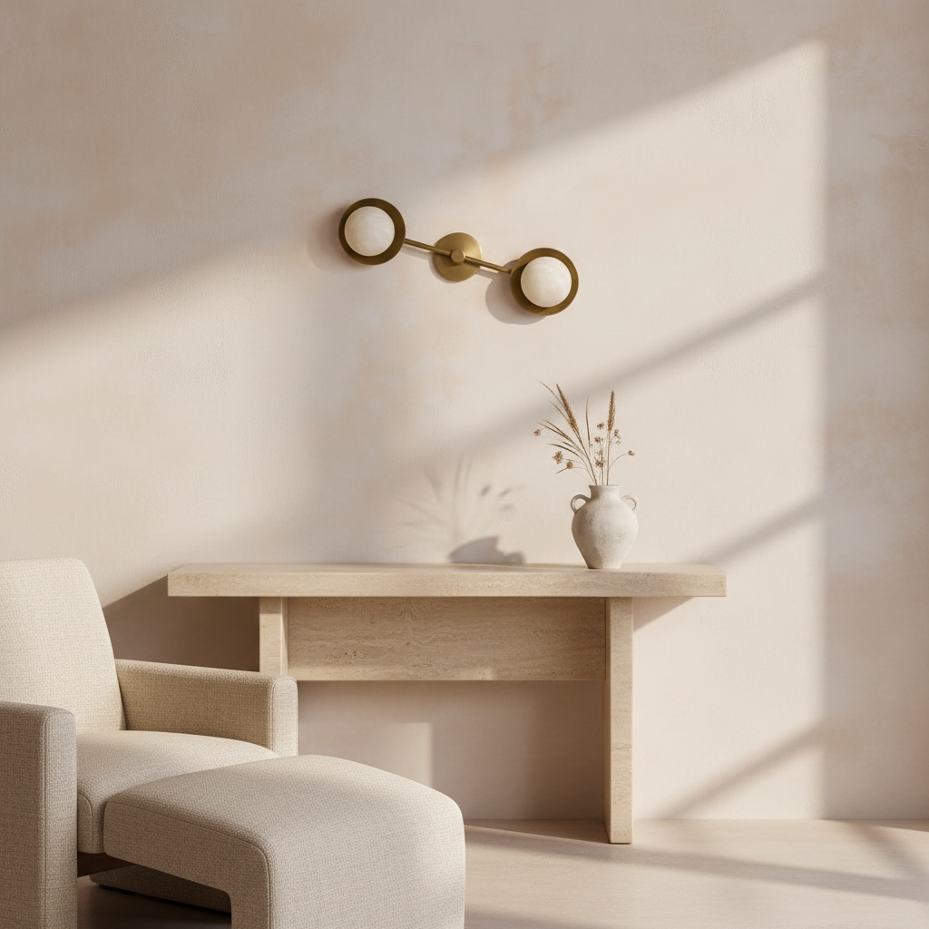 ALABASTER DOUBLE WALL SCONCE | CLXT203M