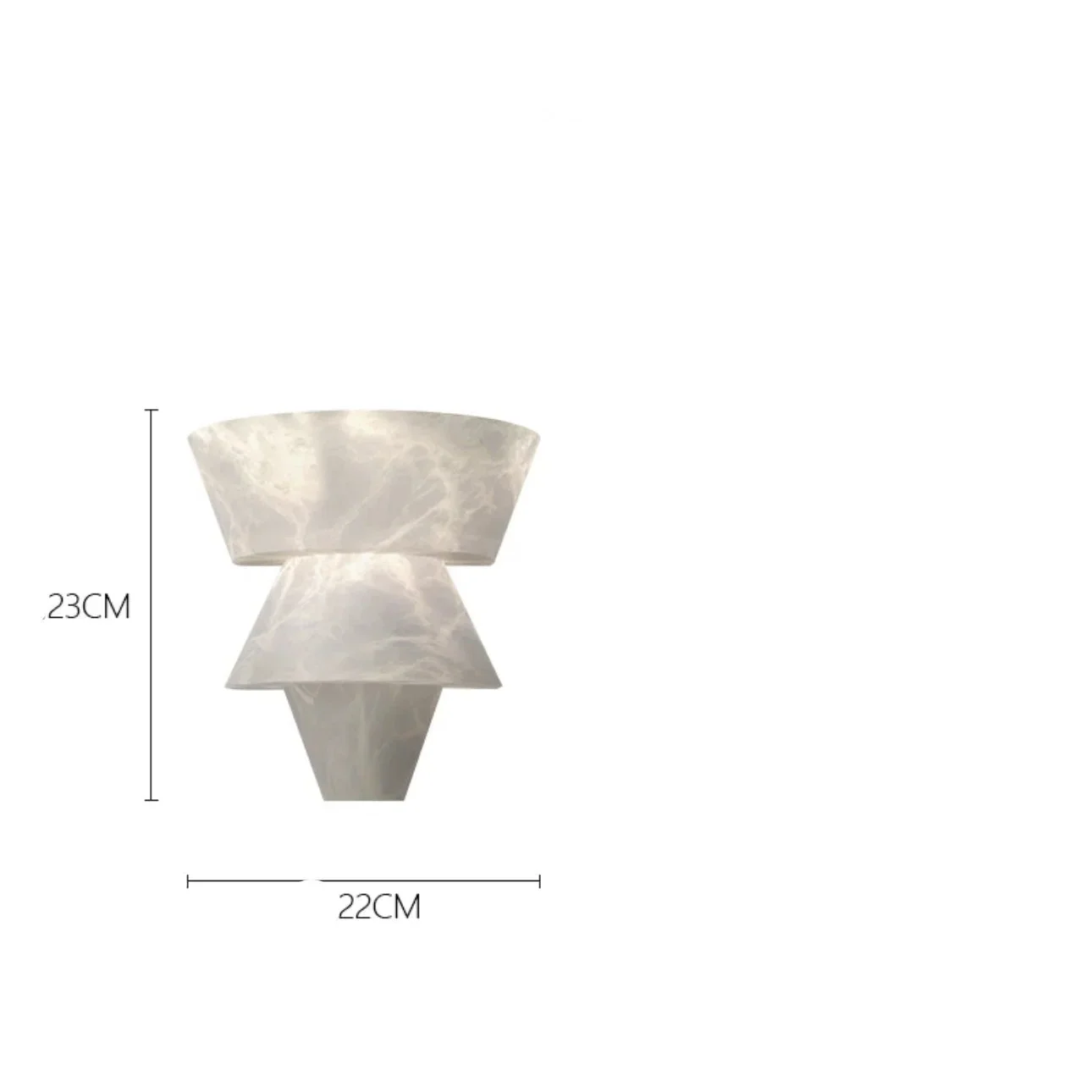 Luxurious Marble Wall Light 37x40cm Warm Led Lighting Casalolalights Luxury Lamps for Interior Designers