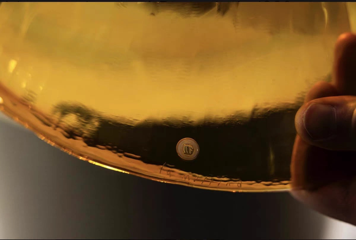 Amber Glass Mushroom Lamp | Clhlgd6571