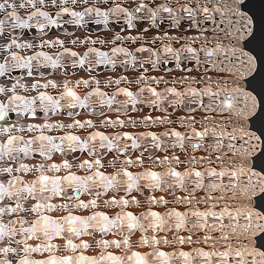 K9 Crystal & Solid Copper Silver Pendant Light | Art Deco Glamour Cylinder Casalolalights Luxury Lamps for Interior