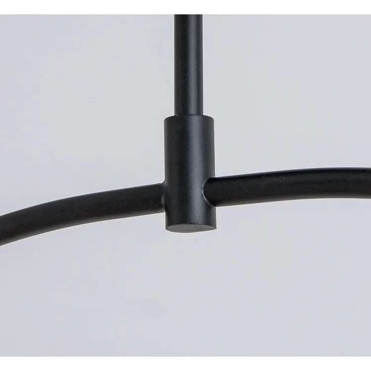 Black Arc Pendant Lights | Minimalist Curved Hanging Lamp or Gold Dining Table & Kitchen Island Casalolalights Luxury