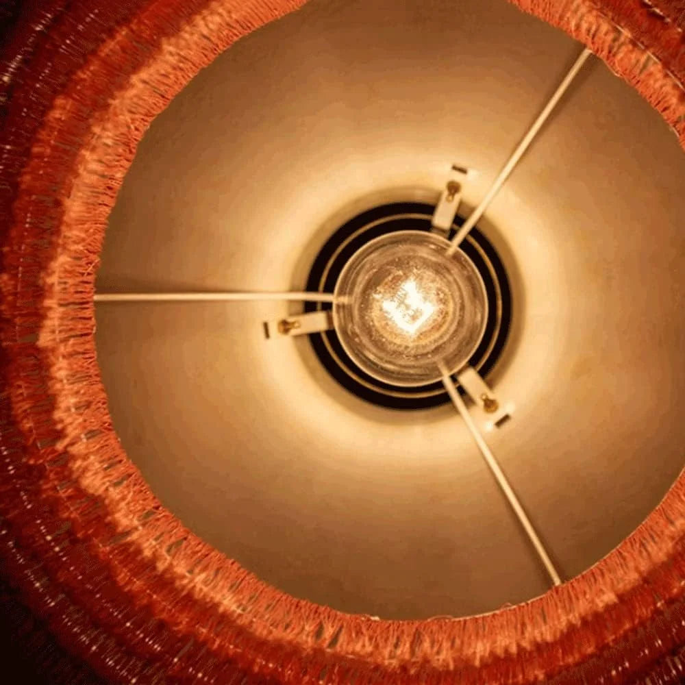 Colorful Ceiling Lamps | Luxury Fixture with Organic Cotton Shade