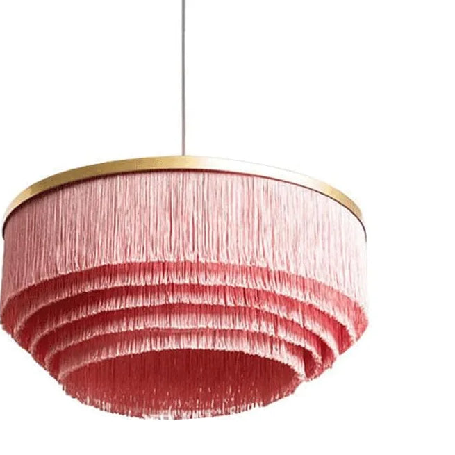 Colorful Ceiling Lamps | Luxury Fixture with Organic Cotton Shade
