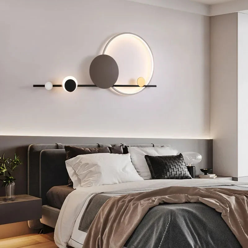 Modern Chic Wall Lamp | Contemporary Art Decor Lighting for Living Room Bar Commercial
