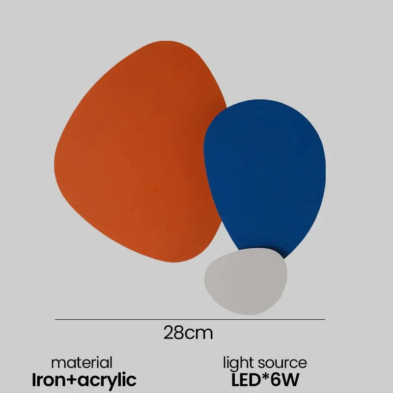 Modern Led Wall Lamp | Contemporary Art Decor Lighting for Living Room Bedroom