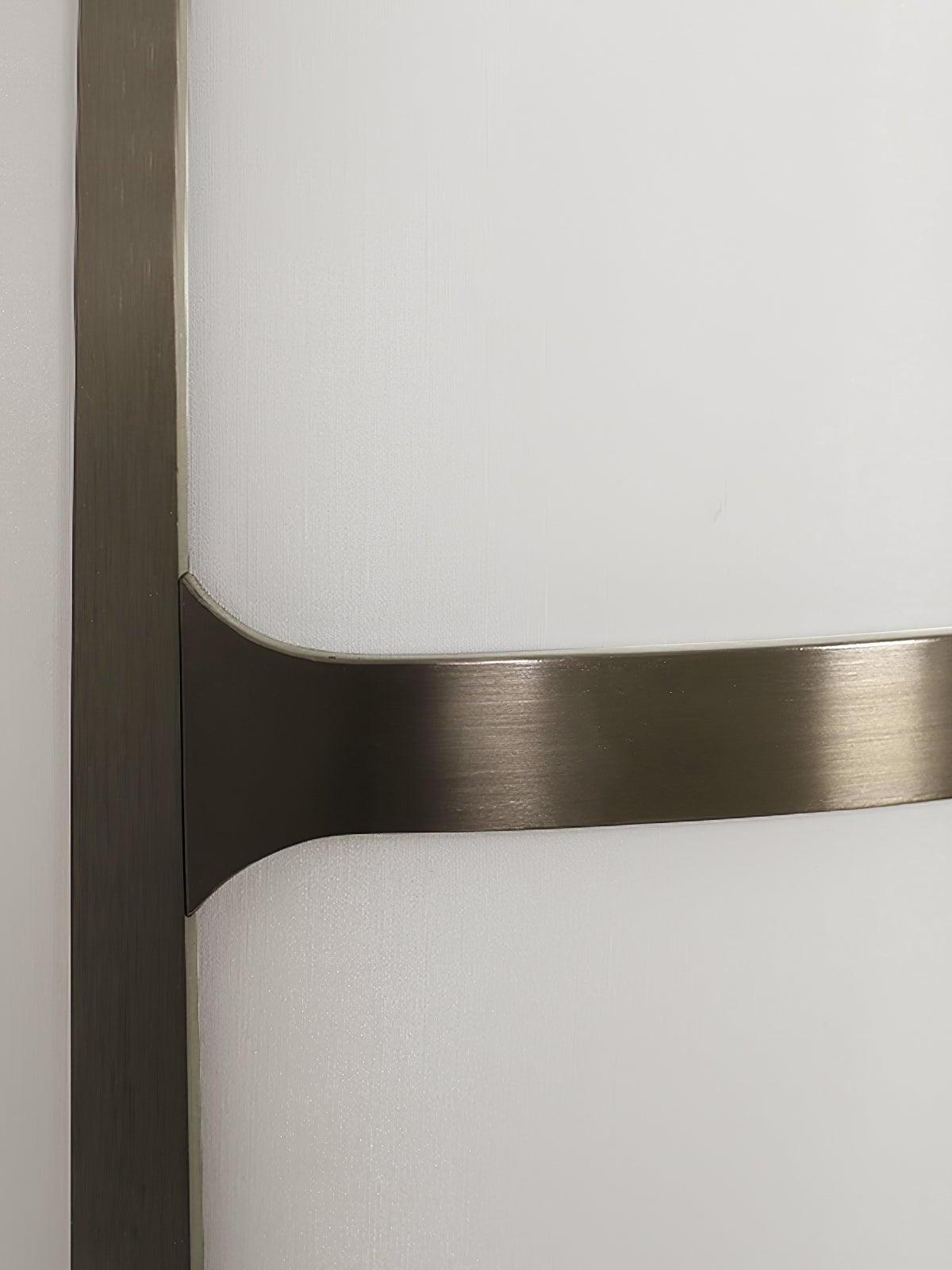 Blackened Iron Floor Lamp Architectural Minimalist Open Frame Linen Drum Shade 162.5cm