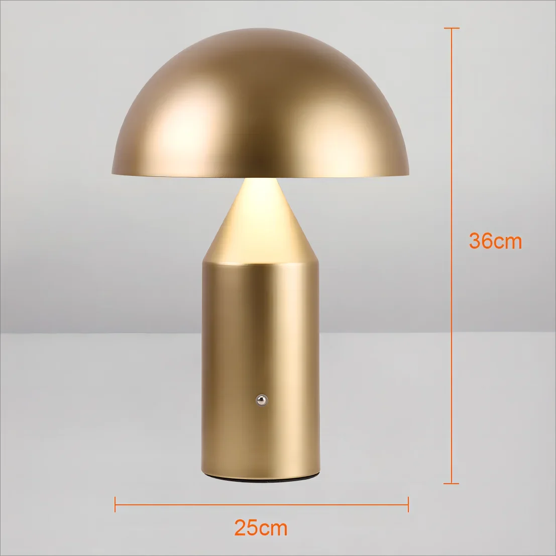 Atollo Mushroom Table Lamp Bedside Modern Lighting for Contemporary Interior Homes