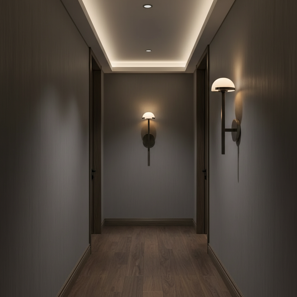 BLACK BRASS AND ALABASTER WALL SCONCE | CL0245CH