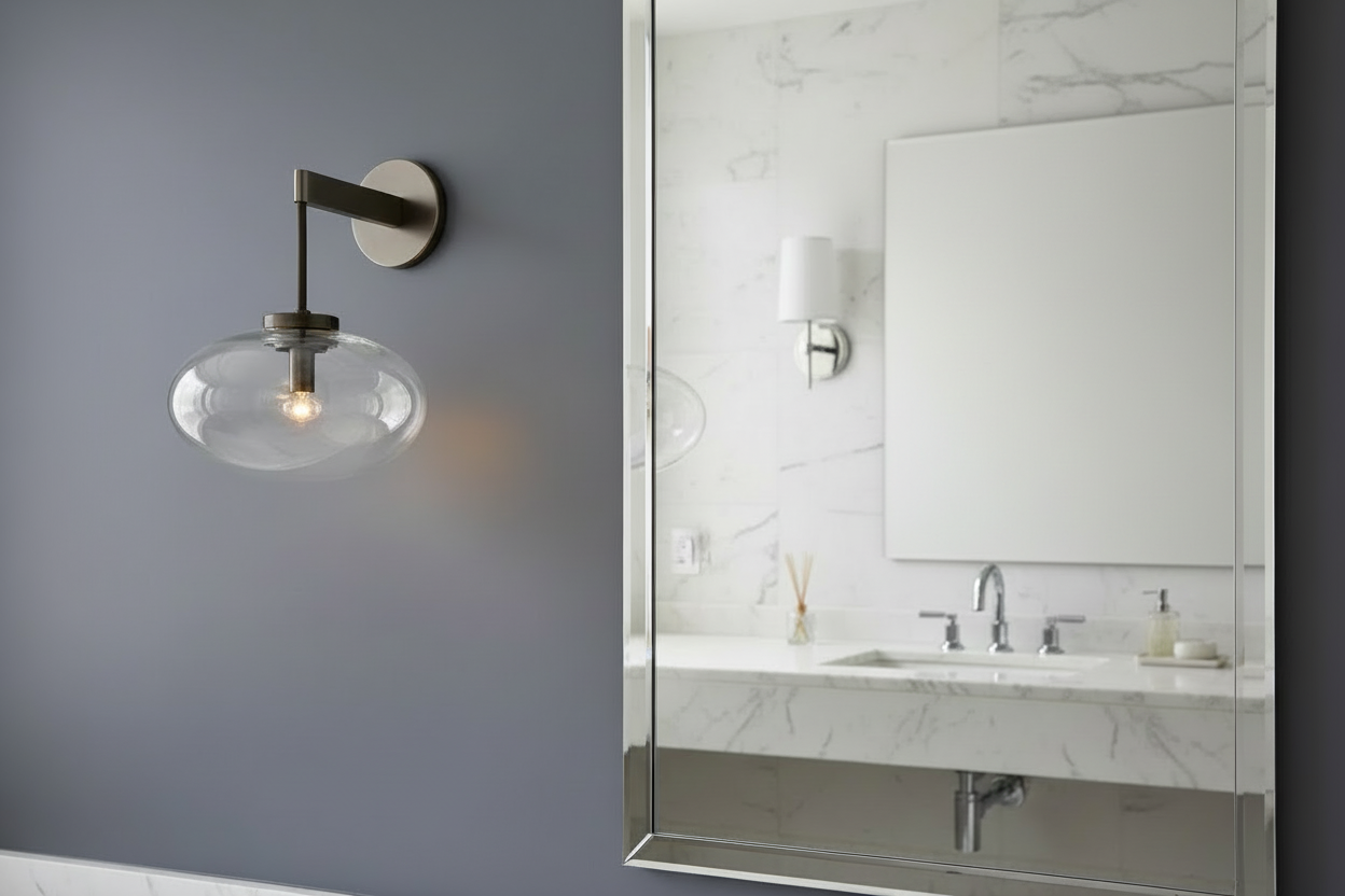 BLACK GLASS WALL SCONCE | DESIGN CLFFD2