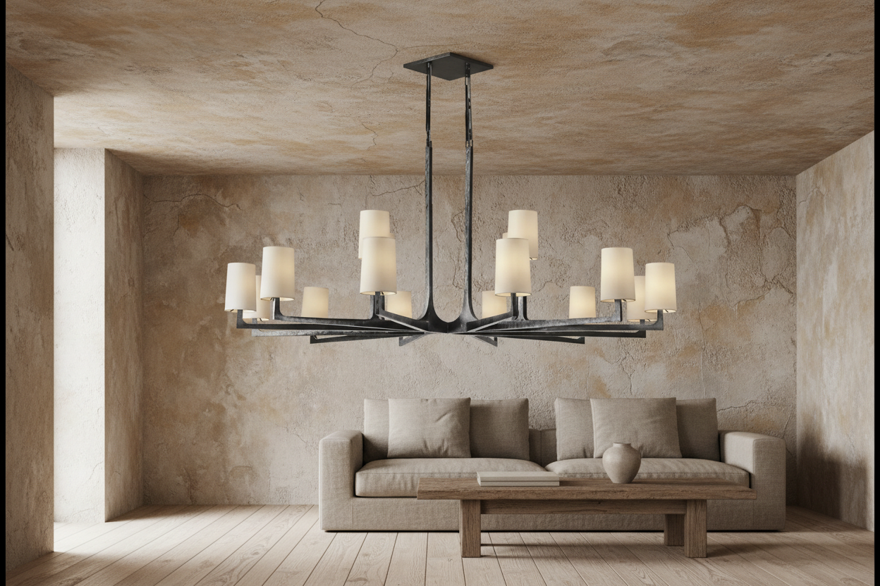 BLACK WRIGHT LINEAR CHANDELIER | CLPRH29B