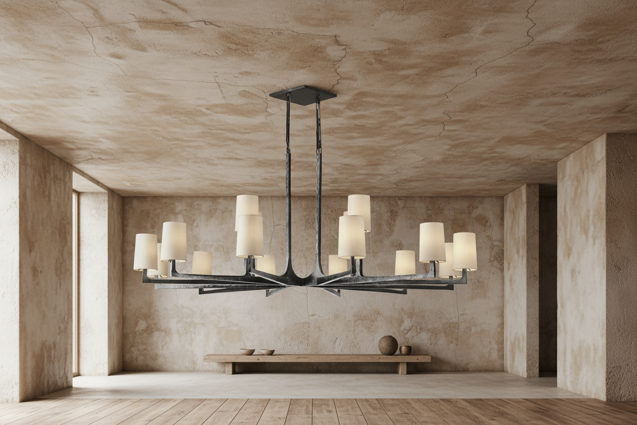 BLACK WRIGHT LINEAR CHANDELIER | CLPRH29B