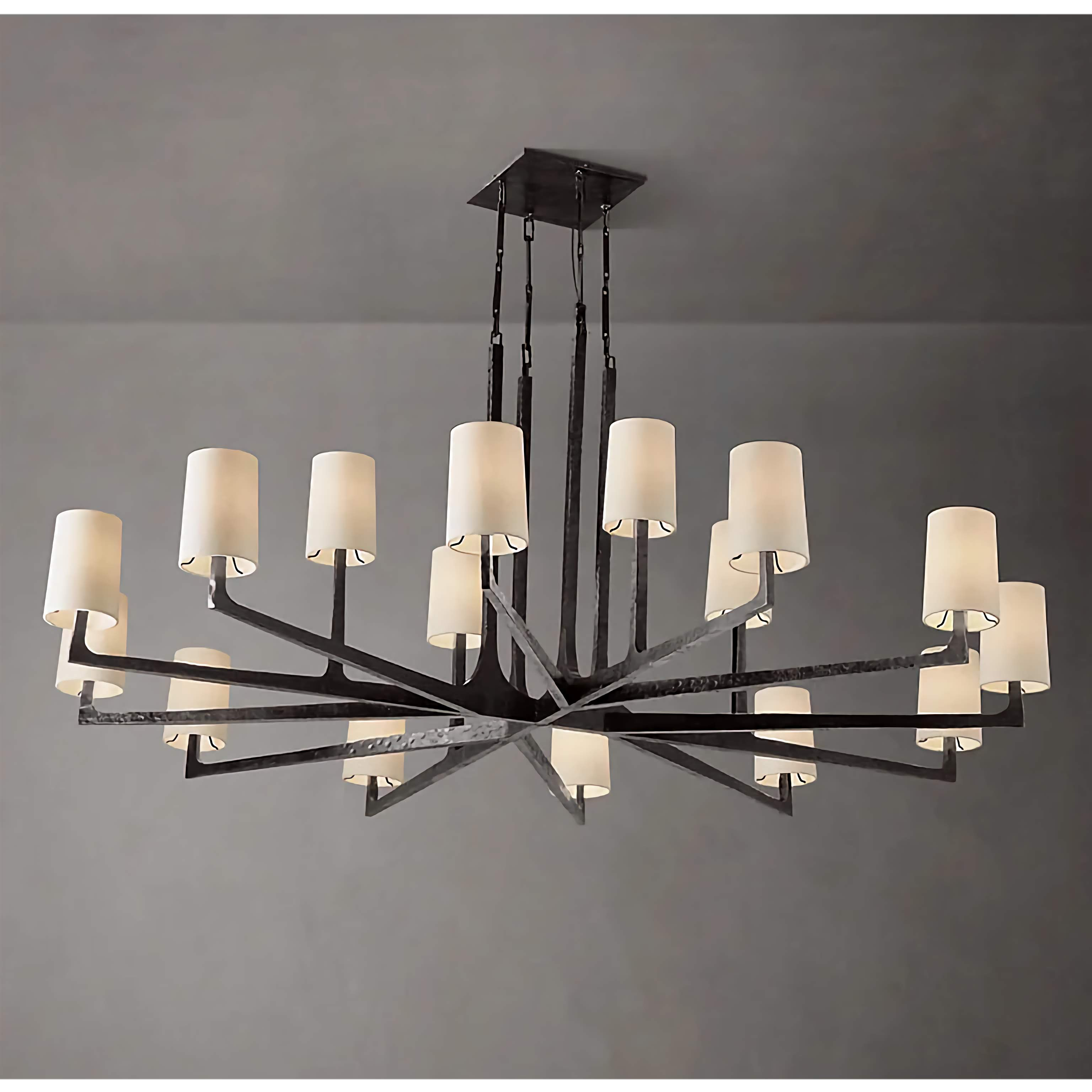 BLACK WRIGHT LINEAR CHANDELIER | CLPRH29B