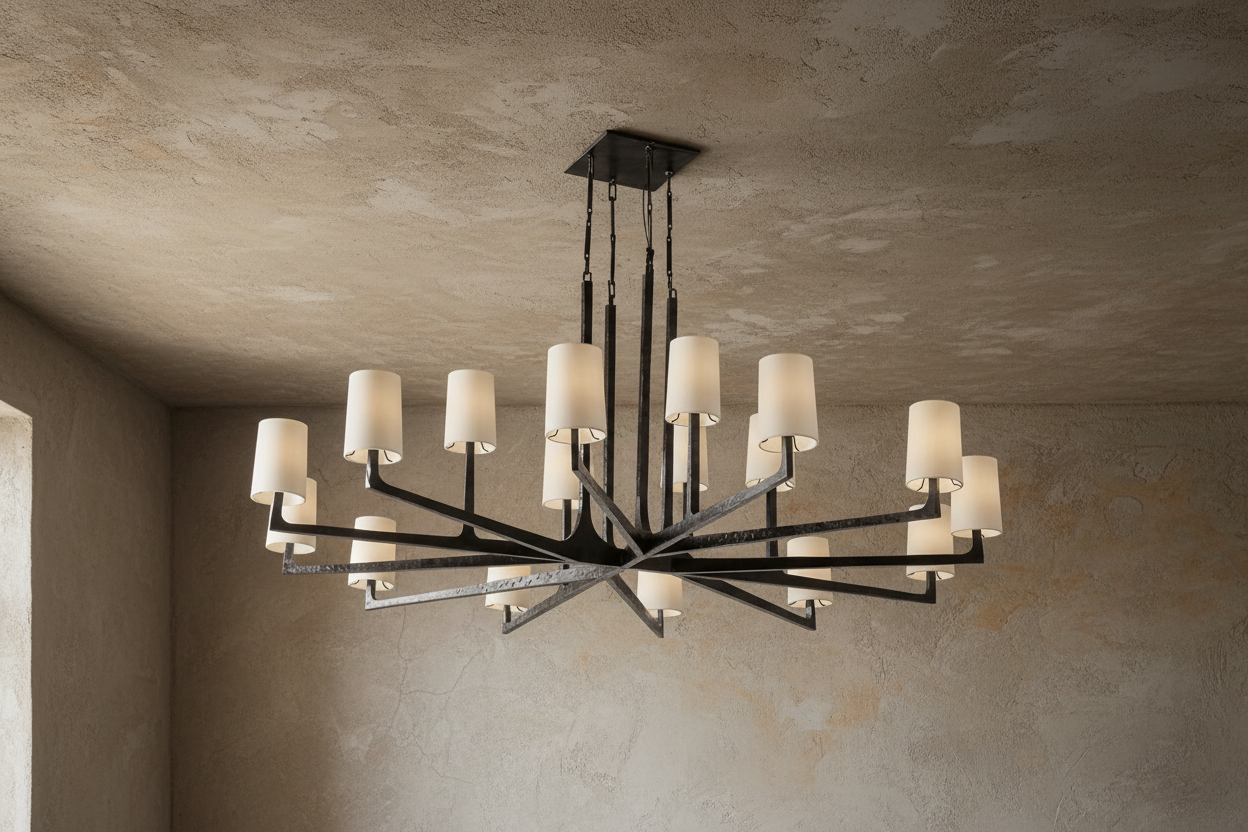 BLACK WRIGHT LINEAR CHANDELIER | CLPRH29B
