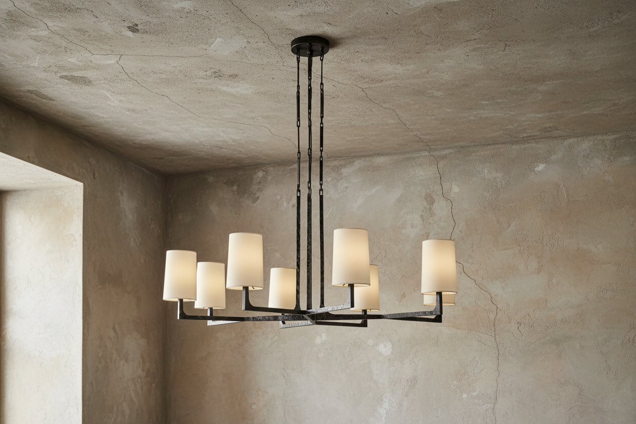 BLACK WRIGHT LINEAR CHANDELIER | CLPRH29B