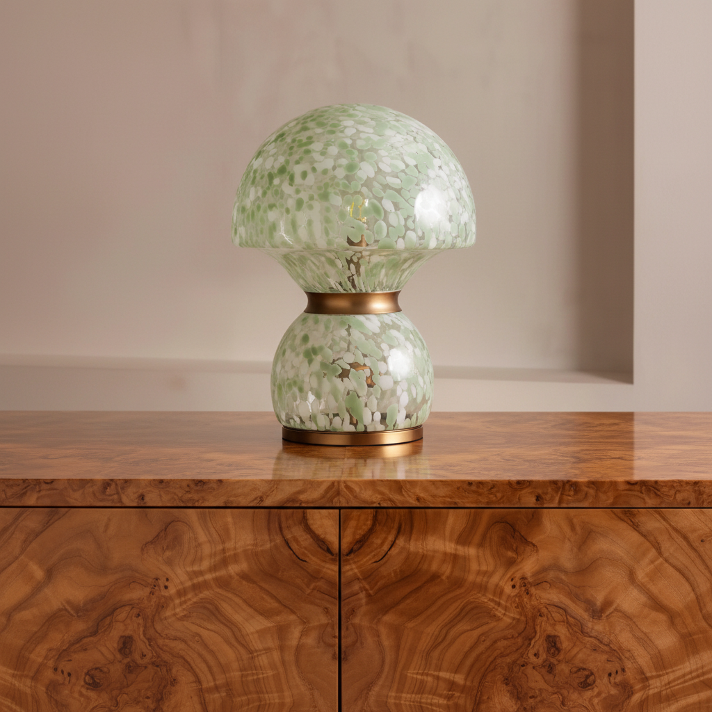 Murano-style Glass Table Lamp | Hand-blown Double-sphere 60cm Eclectic Living Room Casalolalights Luxury Lamps