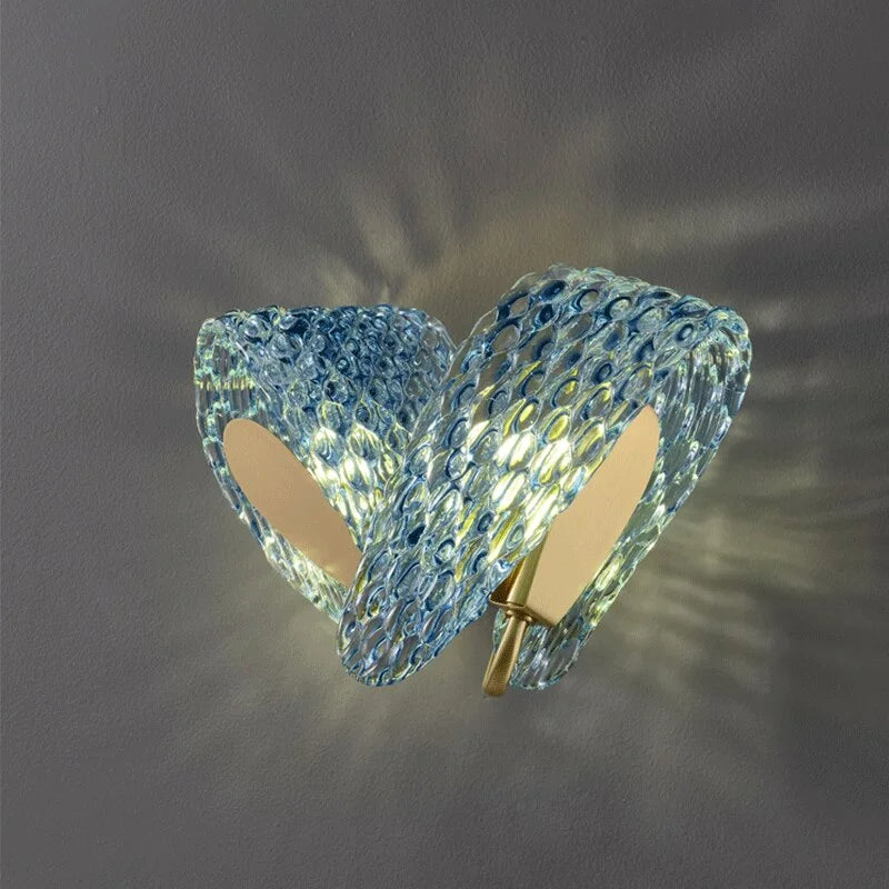 Blue Crystal Wall Sconce | Cobalt & Copper 2 or 3-light Living Room Bedroom Hotel Casalolalights Luxury Lamps
