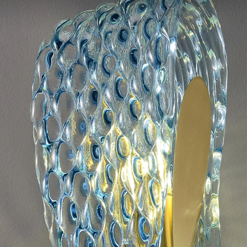 Blue Crystal Wall Sconce | Cobalt & Copper 2 or 3-light Living Room Bedroom Hotel Casalolalights Luxury Lamps