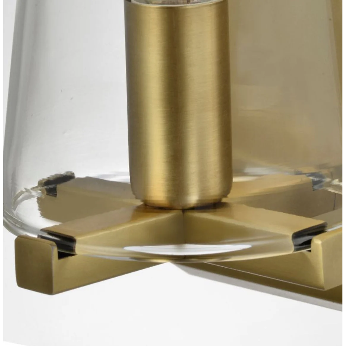 Wall Lamps for Living Room Sconces Bedroom Glass and Copper Finish