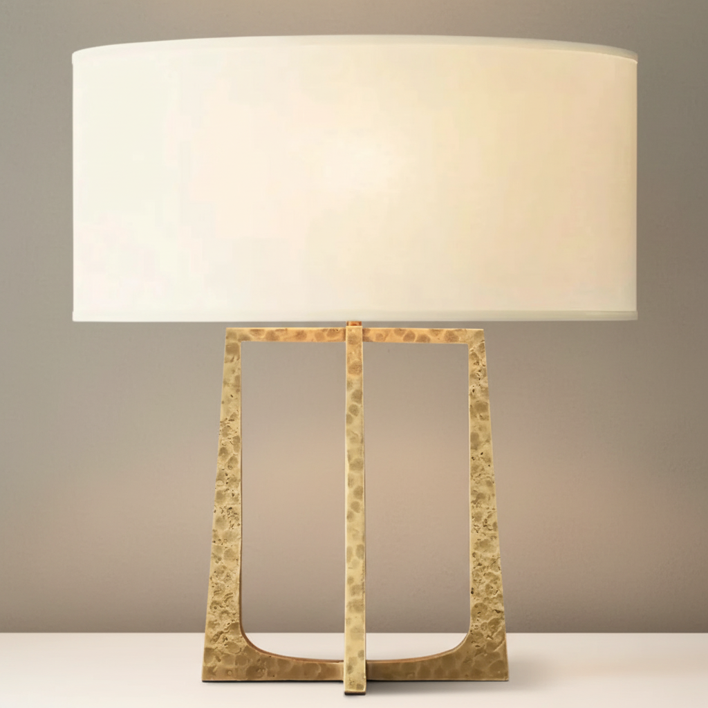 Hammered Copper Table Lamp | CLHJRH052